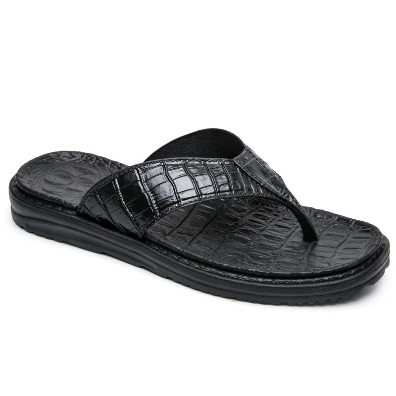 crocodile flip flops
