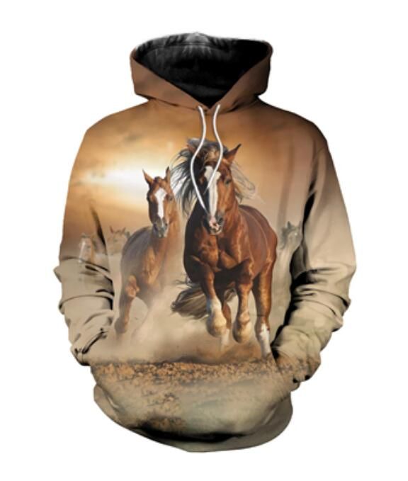 Compra 2020 Nueva Sudadera De La Moda Hombres / Mujeres Hombres Con Sudaderas  Caballos Galopating Impresión Divertida 3D Sudaderas Envío Gratis MH0341  Barato | Entrega Rápida Y Calidad | Es.Dhgate