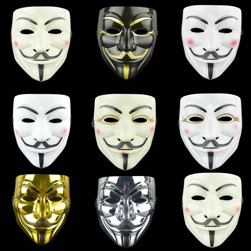 camarera demostración latín V para la máscara vendetta Halloween Horror Máscaras Partido Masquias  Masquerade Cosplay Mascar de miedo Divertido