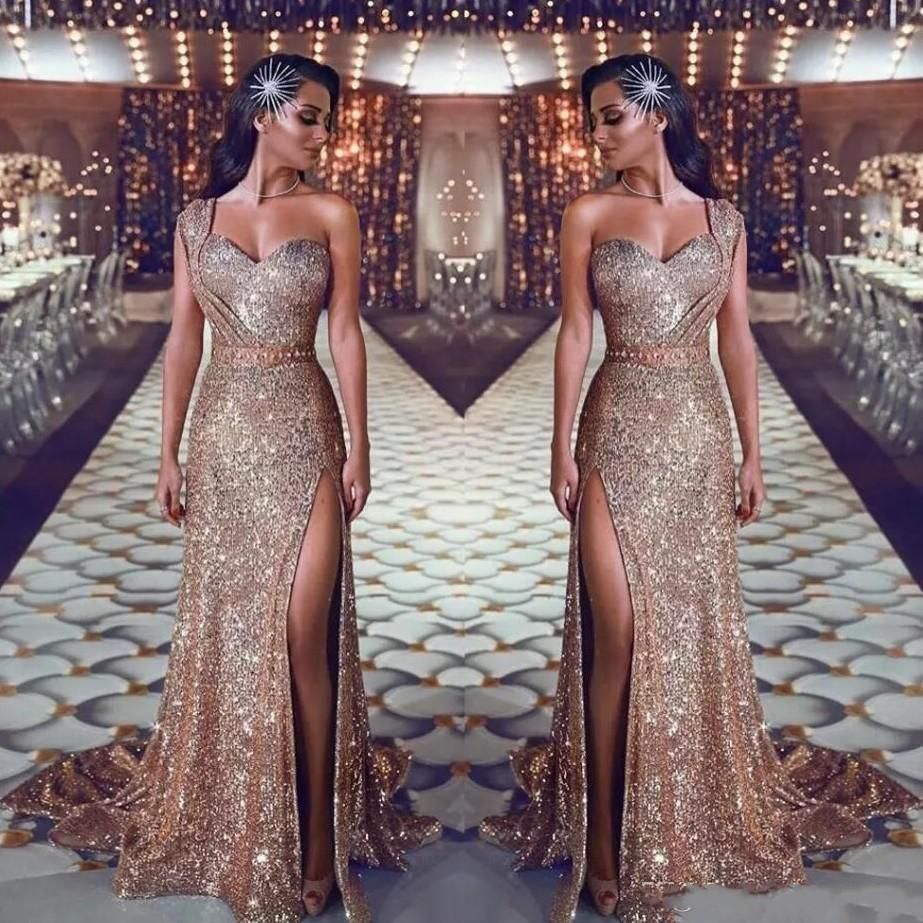 sequence dinner gown