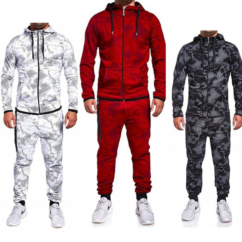 red tracksuit set
