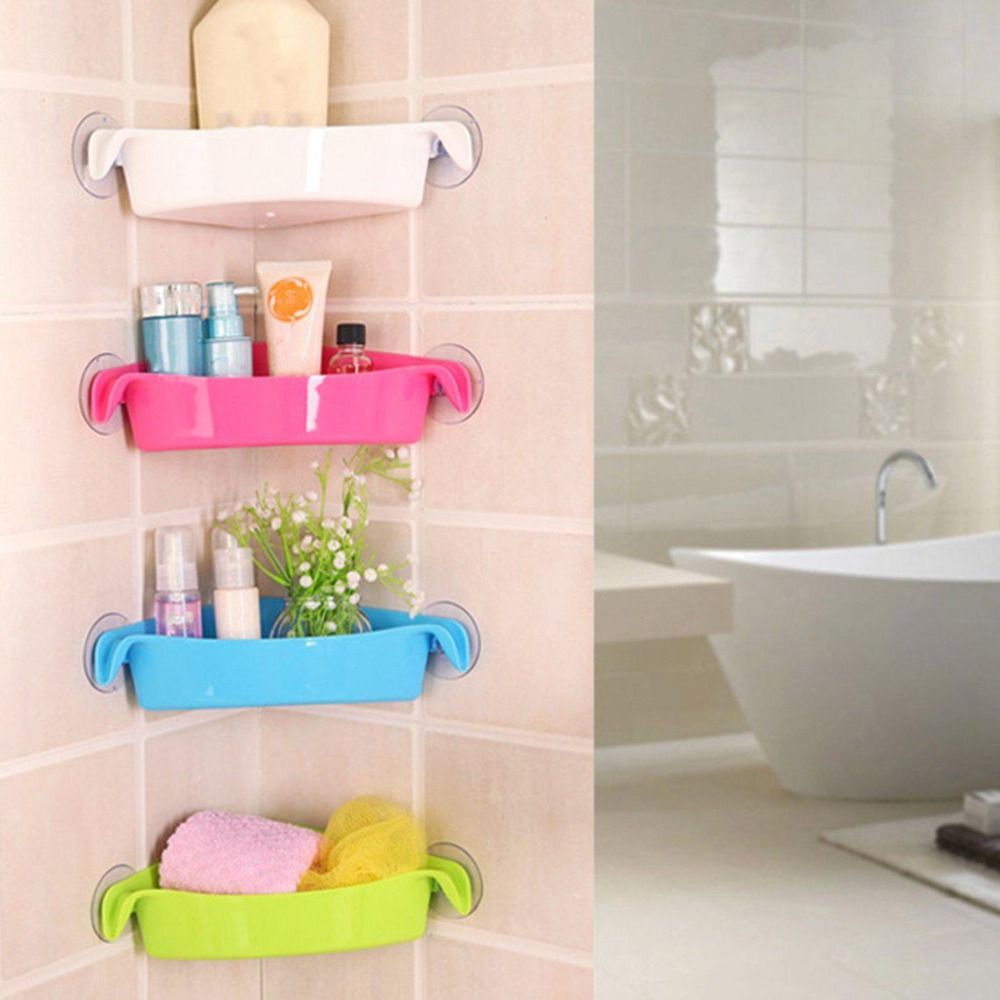 2020 Bathroom Corner Storage Rack Organizer Shower Wall Shelf