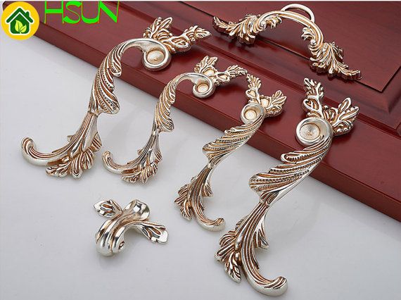 2019 Shabby Chic Dresser Handles Antique Silver Drawer Pulls