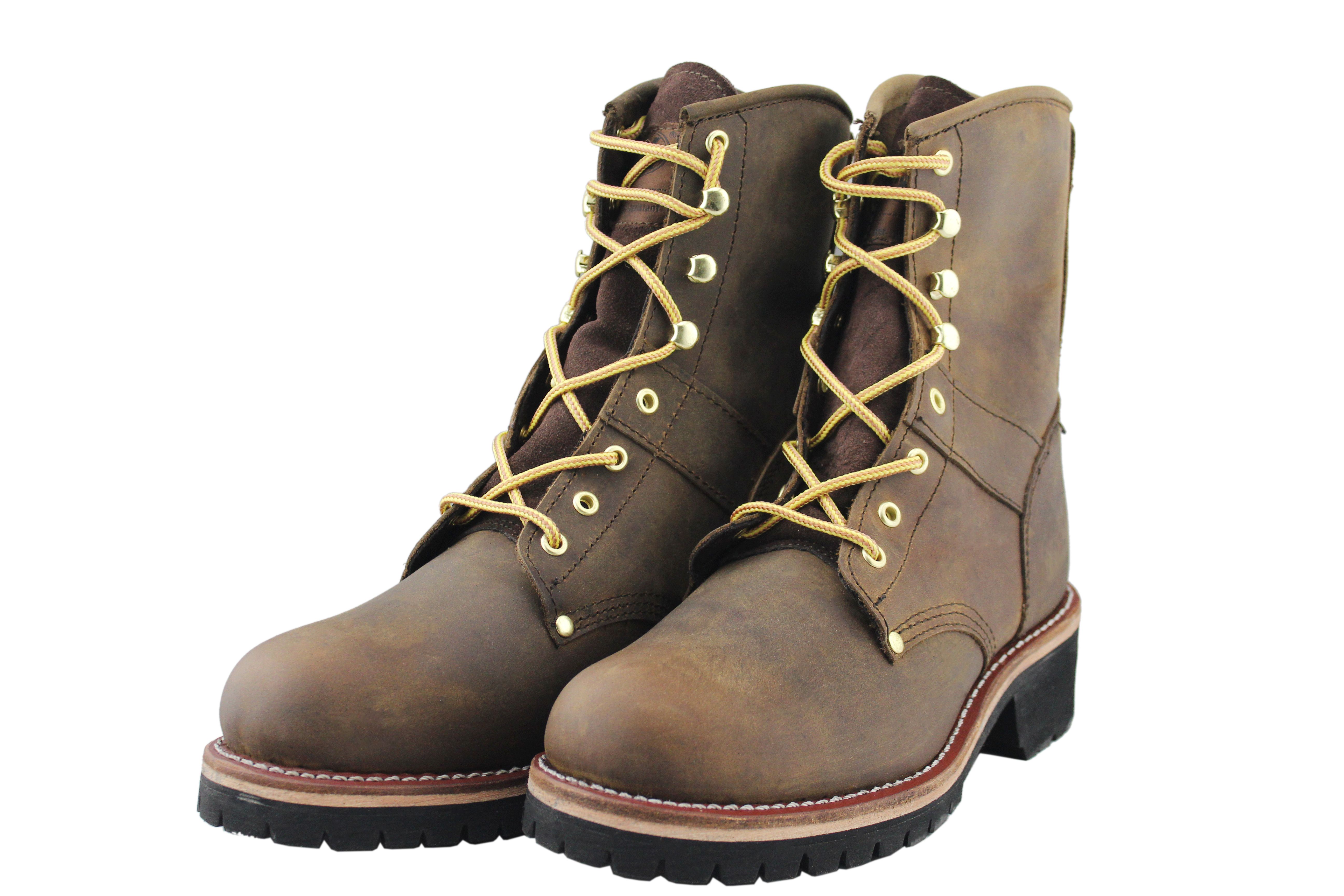 handmade leather work boots