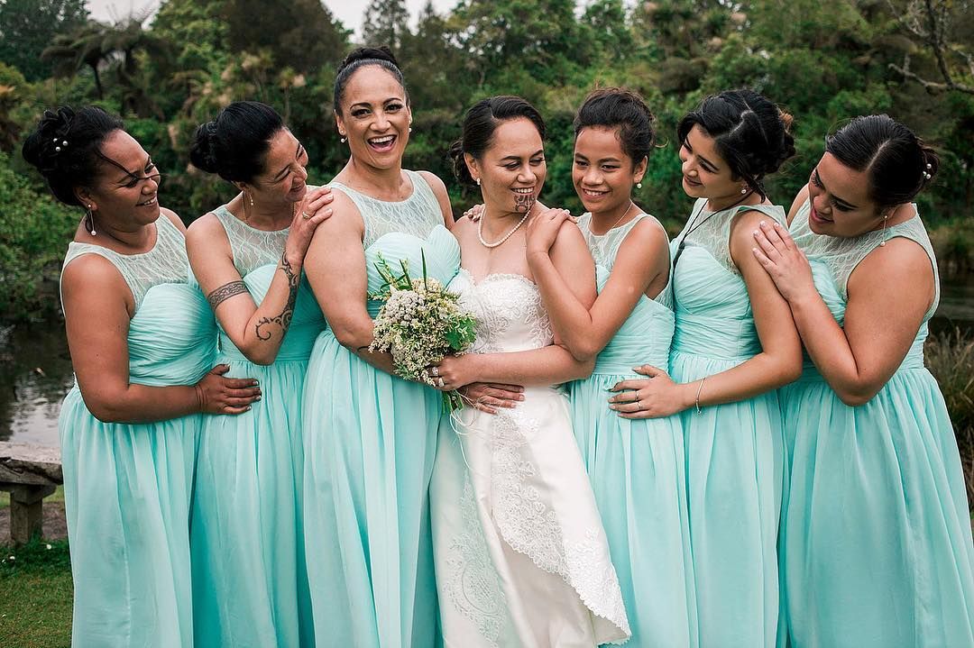 green summer wedding dress
