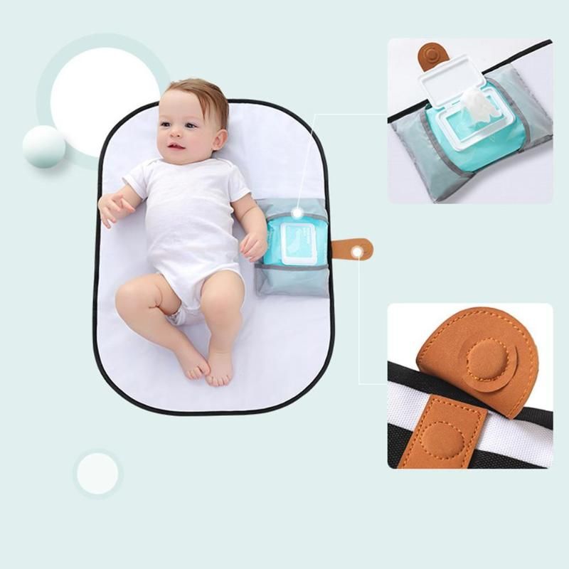 Baby Travel Portable Stroller Waterproof Foldable Nappy Diaper Changing Mat CB