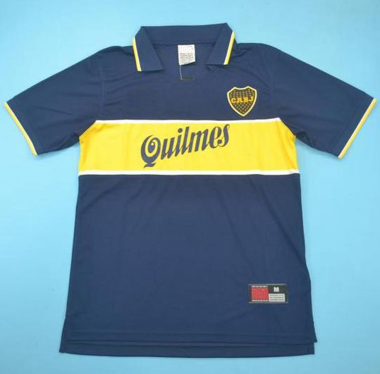 Grosshandel Top 97 98 Boca Juniors Retro Jerseys Classic Vintage Maradona Fussball Trikot 1997 1998 Gago Tevez Fussball Trikot Benedetto Lederjacke Von Topjersey2020 15 93 Auf De Dhgate Com Dhgate