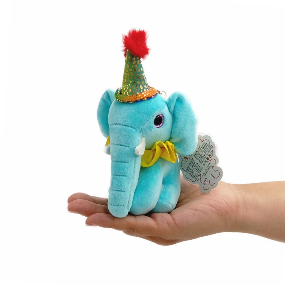 elephant plush keychain
