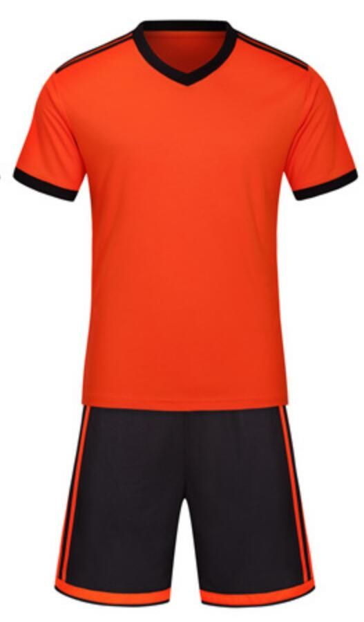 camisetas naranjas de futbol