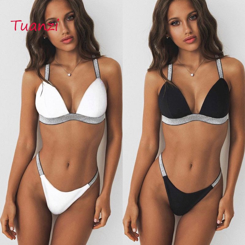 reflective bathing suit top