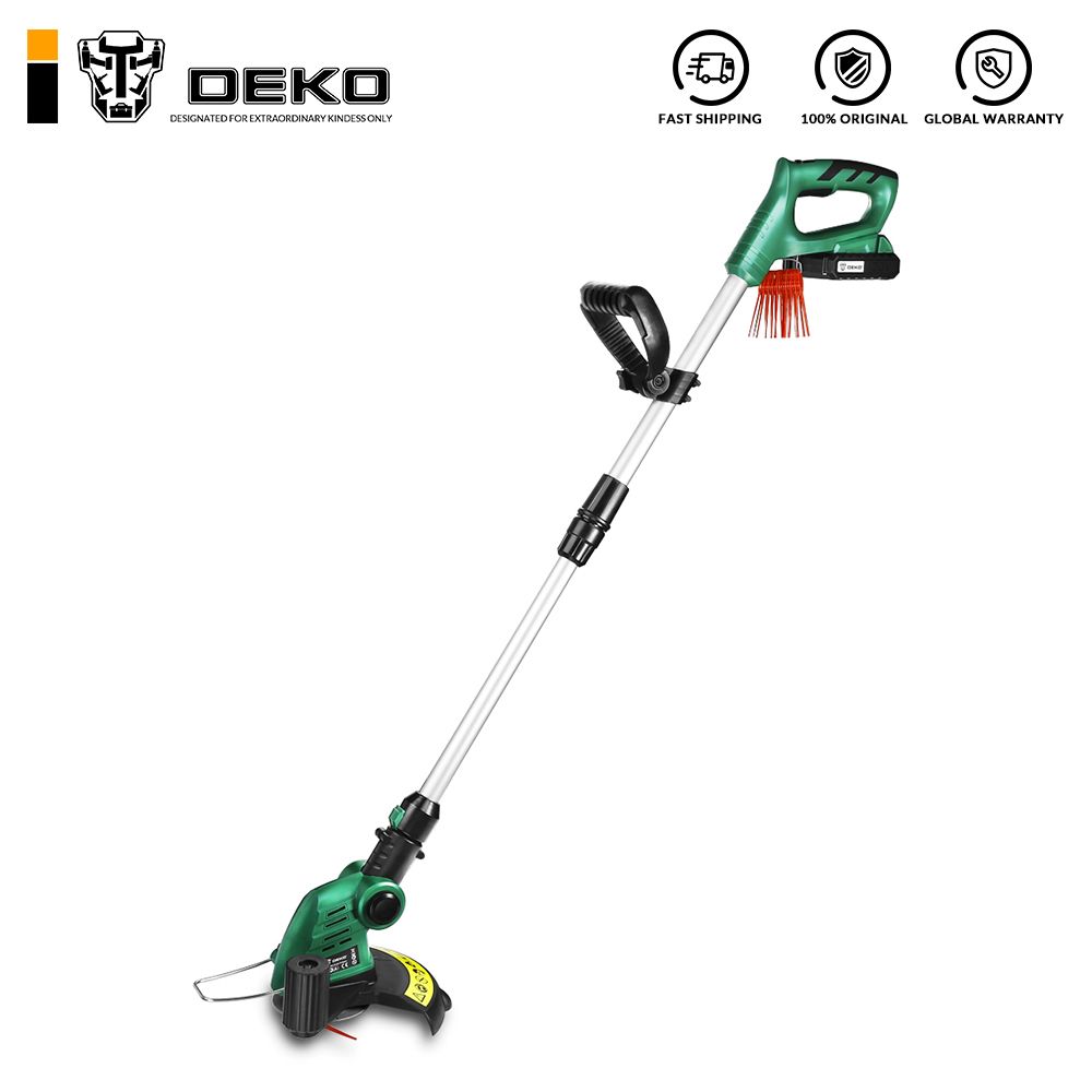 2020 Deko Dkgt06 20v Lithium 2000mah Cordless Grass Trimmer With Battery Pack And Blade Pendants Adjustable Length Angle T200115 From Xue009 67 73 Dhgate Com