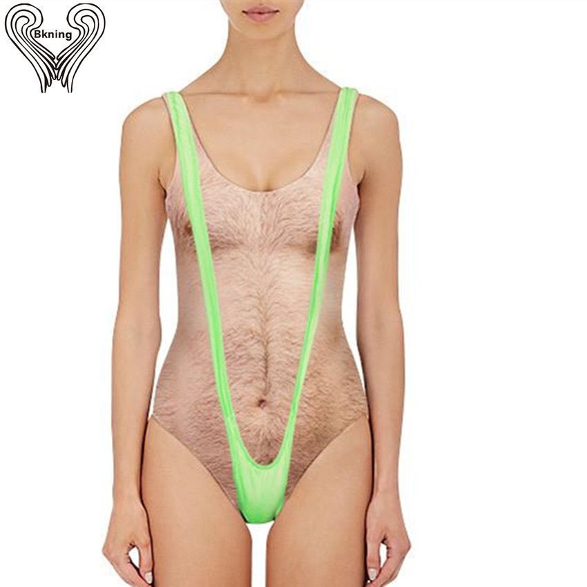 hairy bathing suit