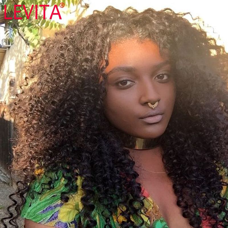 Levita 4 Bundles Peruvian Virgin Remy Hair Curly Weave Human Hair