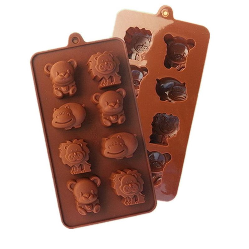 REDUCED Bears & Hippos Silicone Mould Lions