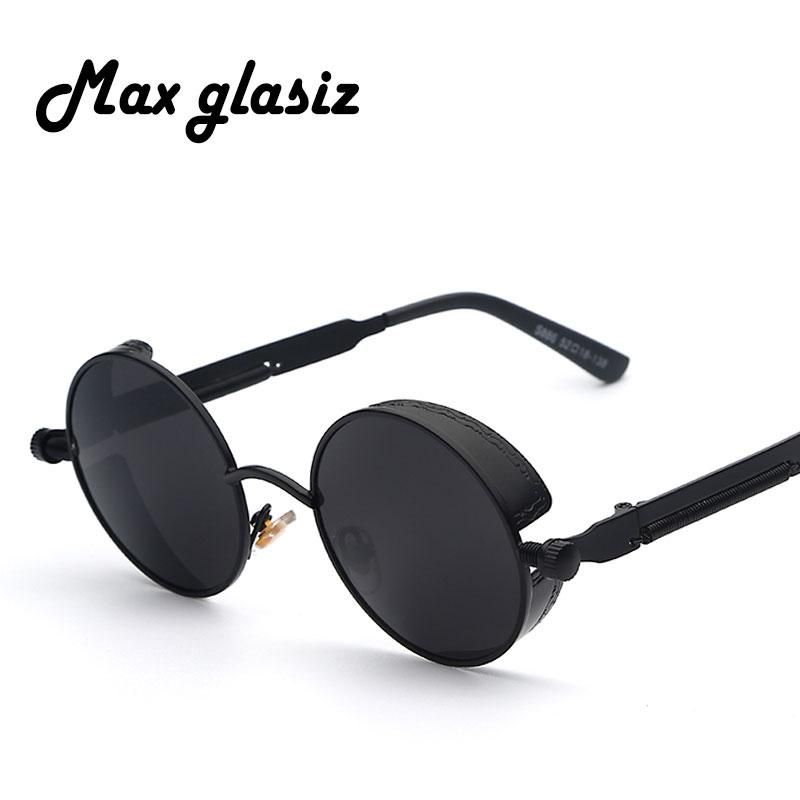 round glass goggles