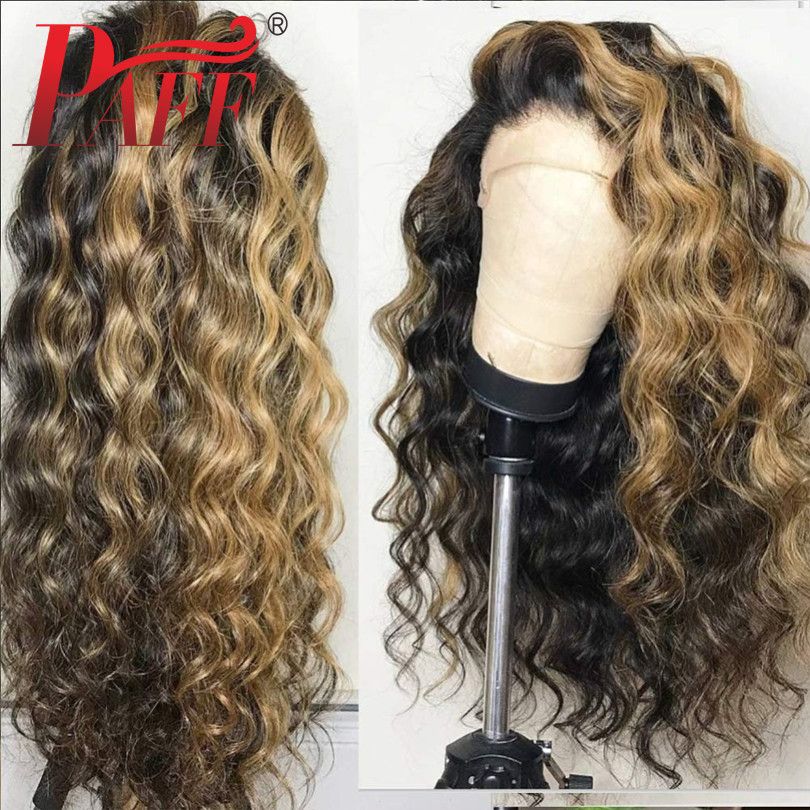 Paff Eau Vague Pleine Dentelle Perruques De Cheveux Humains Highlight Blonde Avec Bebe Cheveux Pre Plumee Piano Couleur Peruvien Affordable Lace Wigs Lace Wig Glue From Alihumanhair 138 29 Dhgate Com