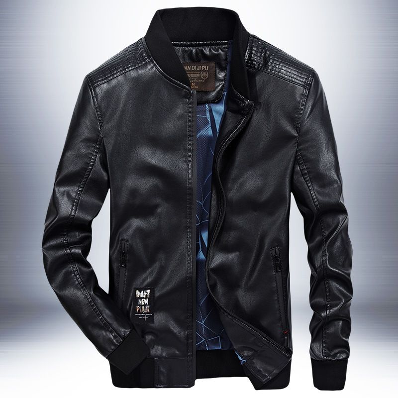 Cool Kids Boys Leather Jacket Warm Fllece Coat Biker High-Quality Fur Outerwear