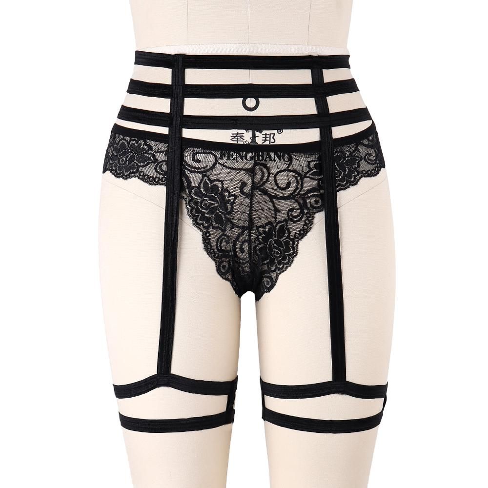 Thigh Highs Garter Belt Harness 