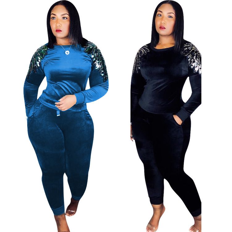 matching velour tracksuits