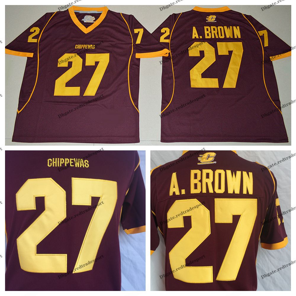 antonio brown central michigan jersey