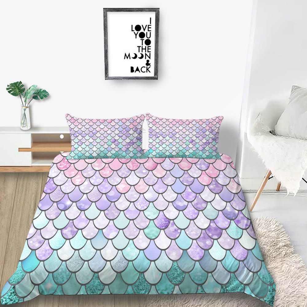 Scale Bedding Set King Beautiful Creative Fashion 3d Duvet Cover