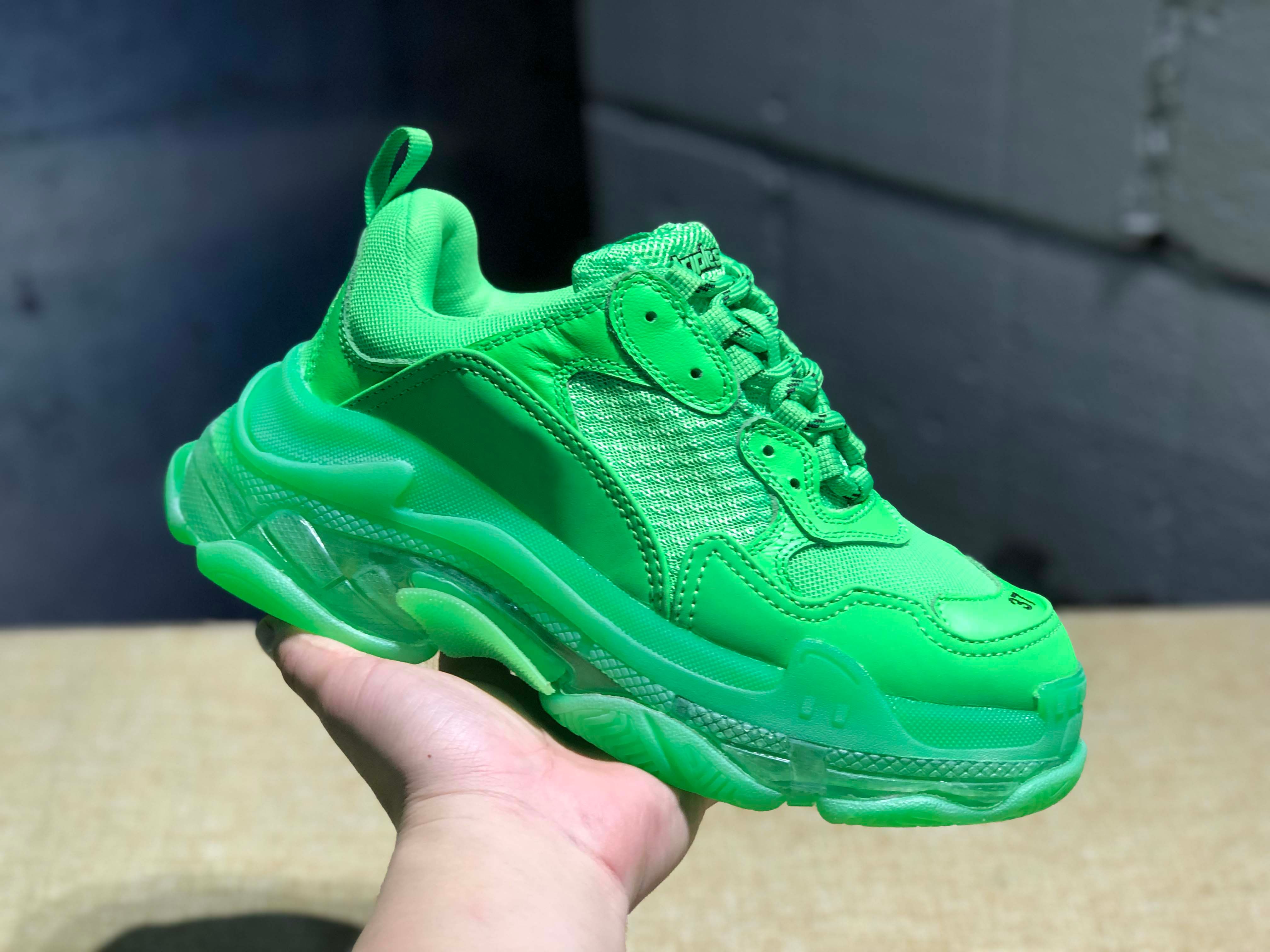 balenciaga shoes verdes