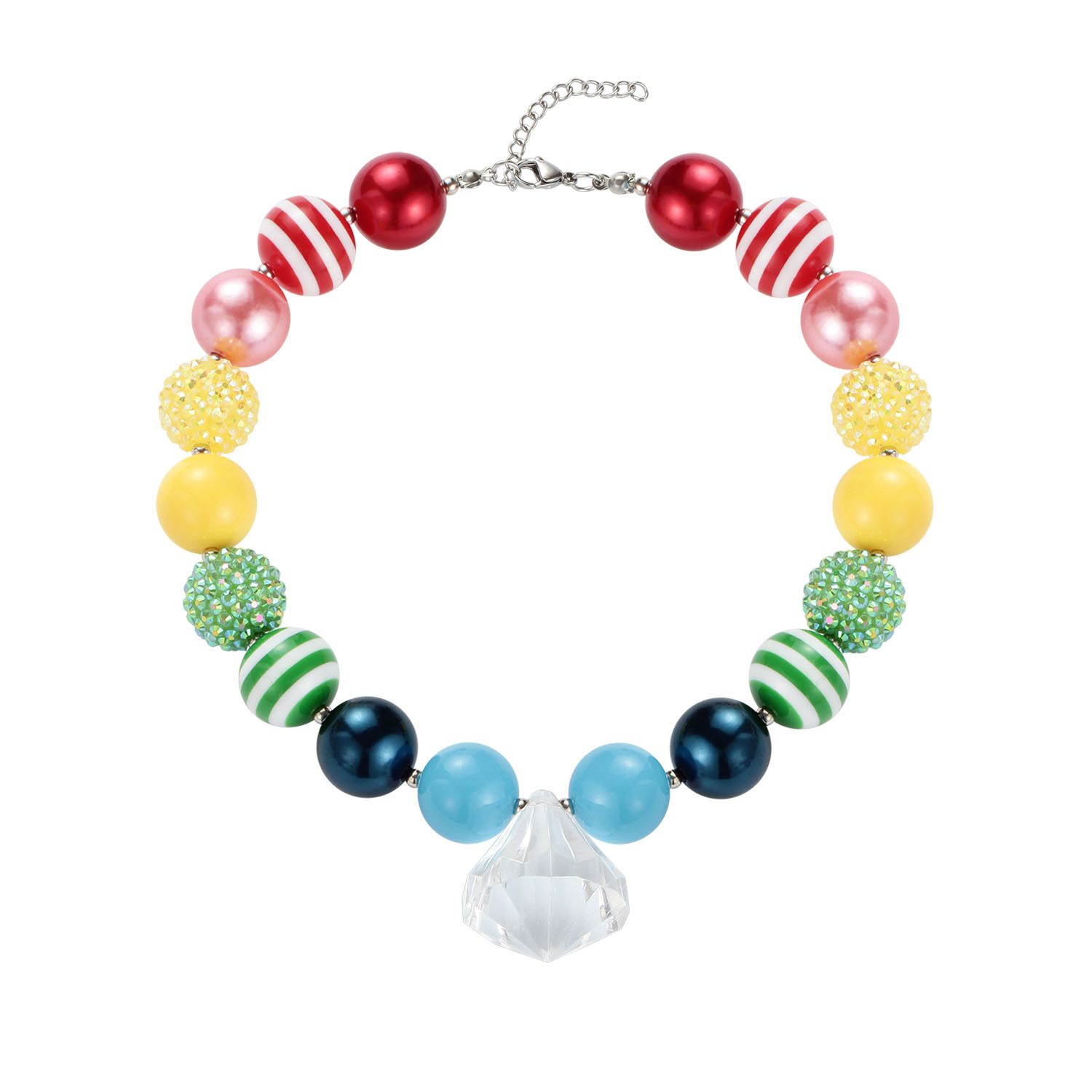 kids rainbow necklace