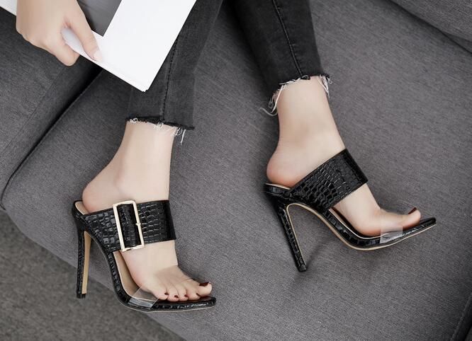 stylish high heel sandal