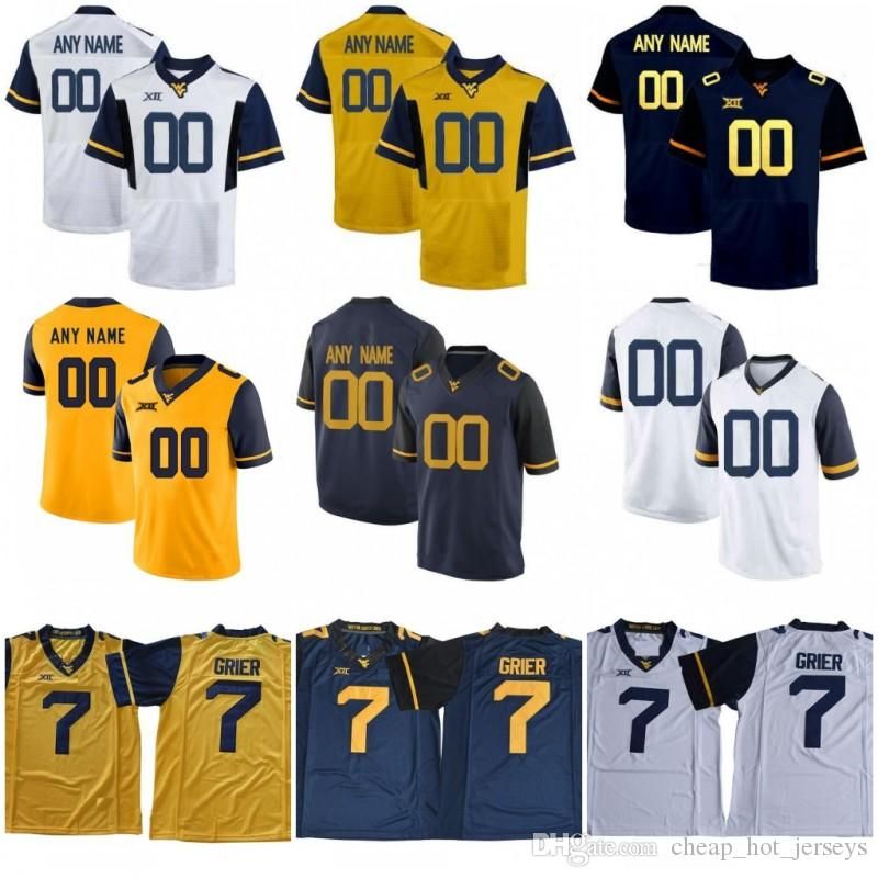 custom wvu football jersey