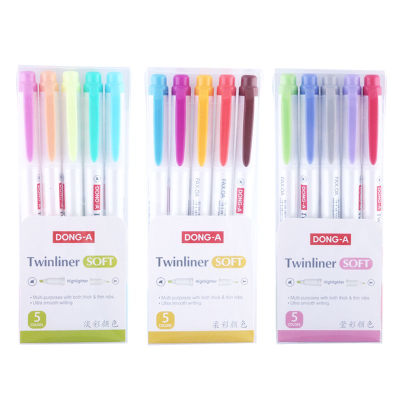 *UK Dispatch* Zebra Mildliner Soft Colour Highlighter Markers 3 Set Types