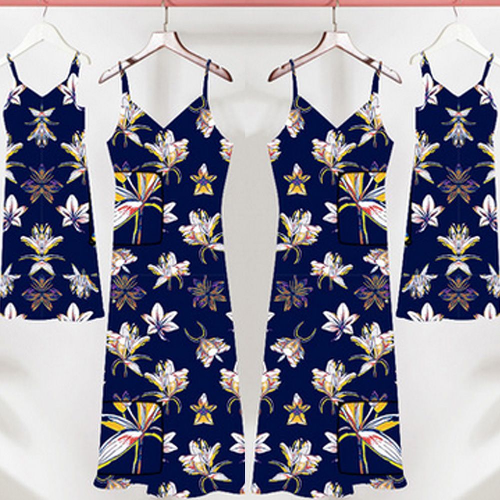 Mommy and Me Family Matching Dress Mother Daughter Floral Holiday Summer Dresses