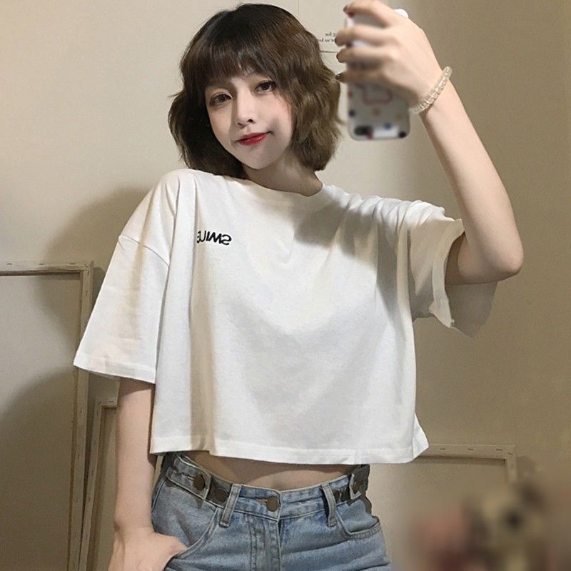white t shirt korean style