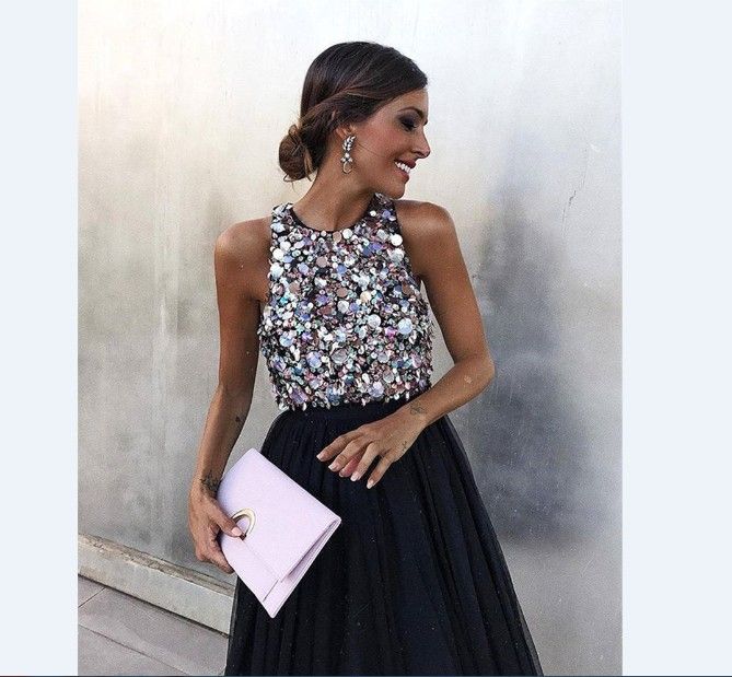 sequin casual dress