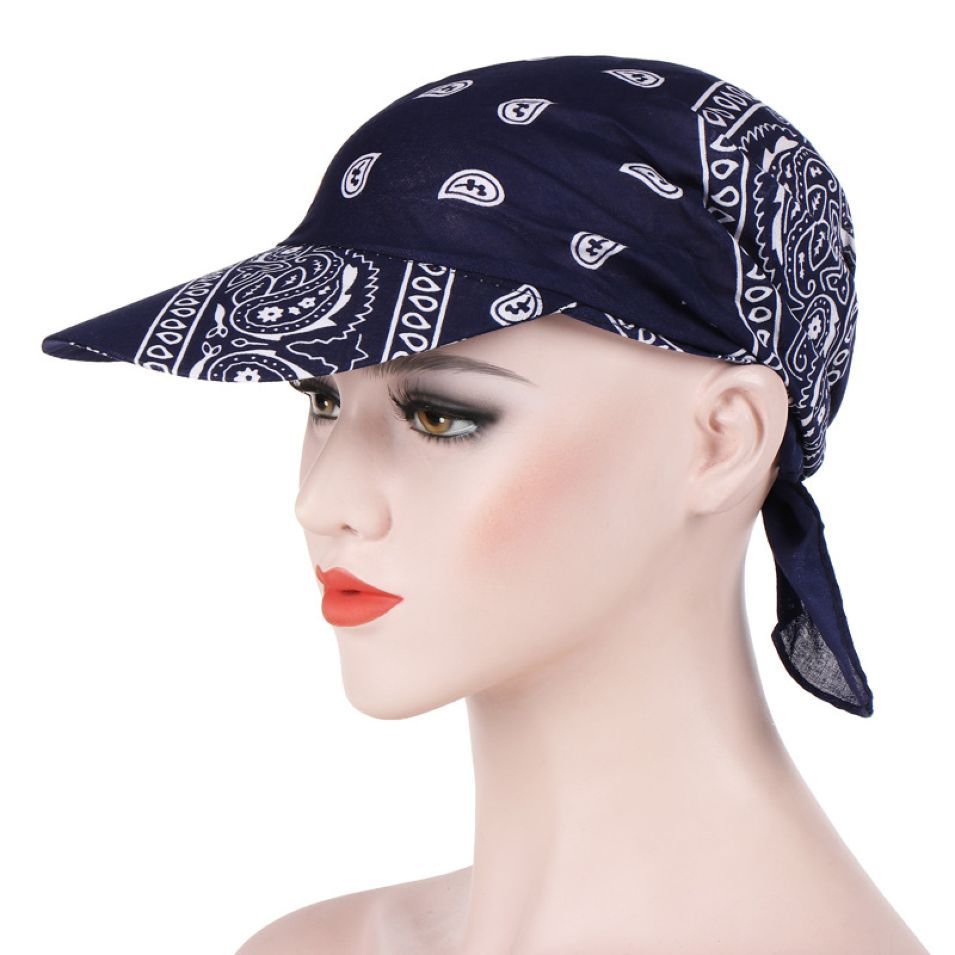 Adult Printing Sun Hat Women Muslim 
