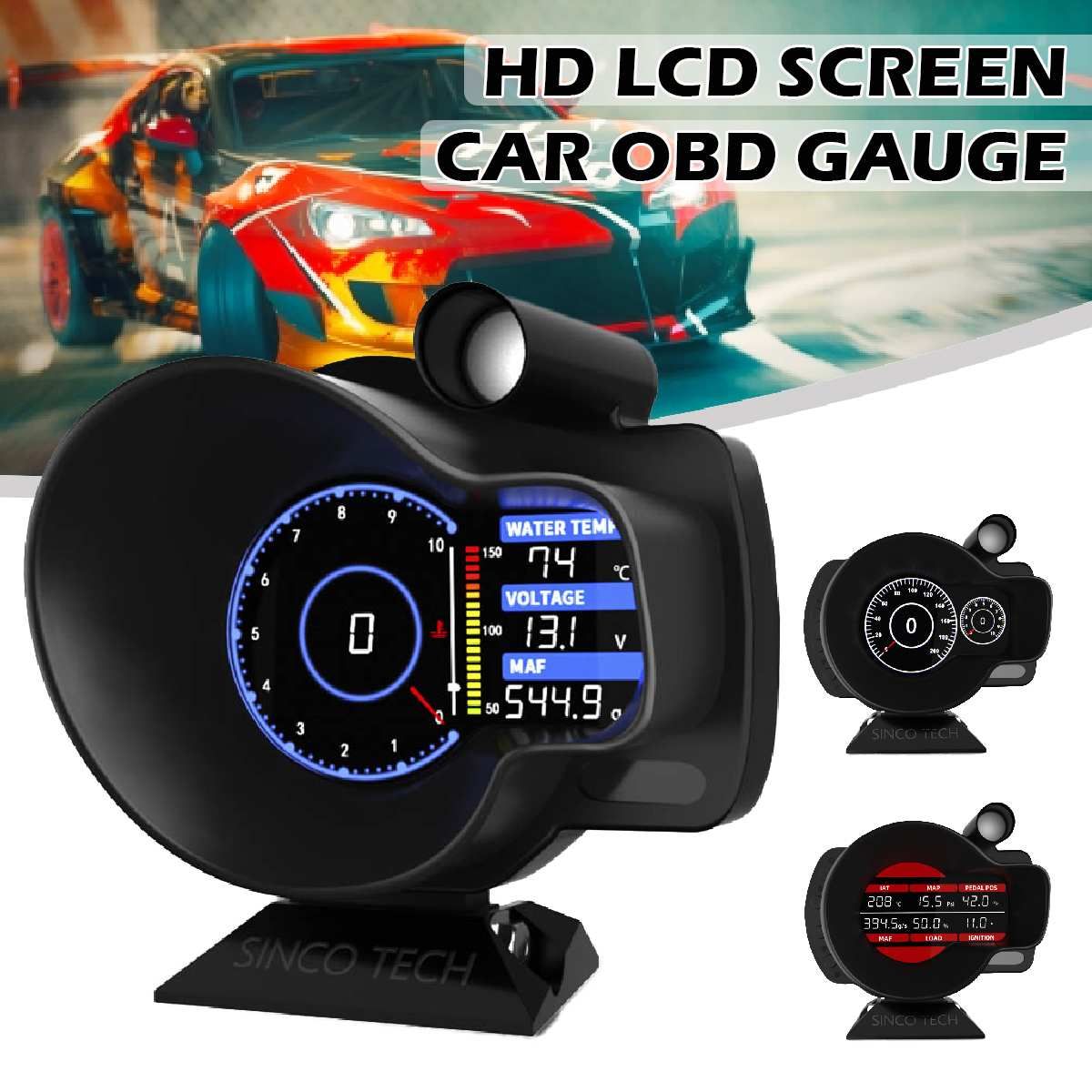 Discount Multifunction Car Gauge With Speed Warning Light Shift Light