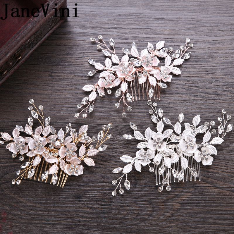 gold bridal hair piece