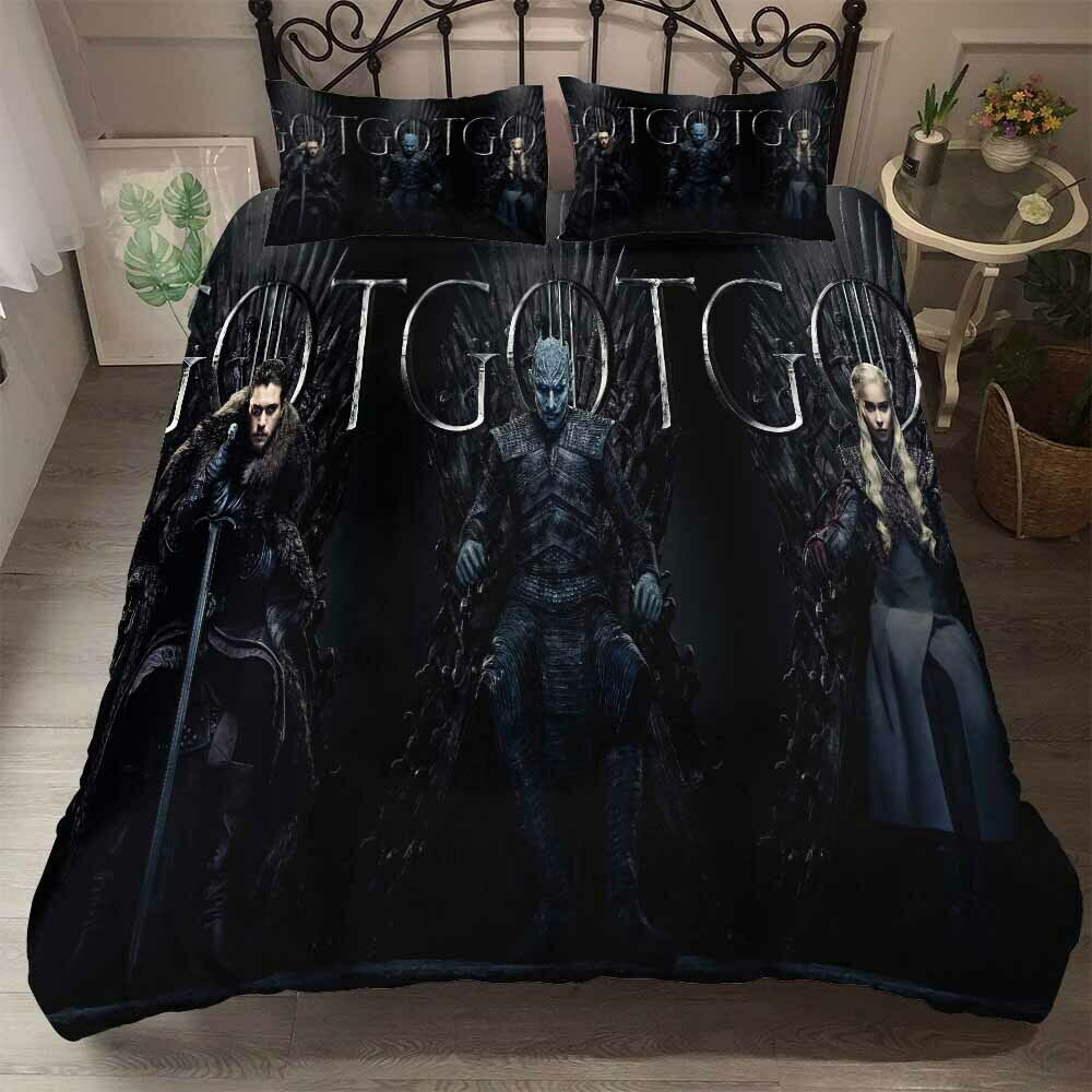 King Size Bedding Set Game Of Thrones 3d Printed Duvet Cover Queen