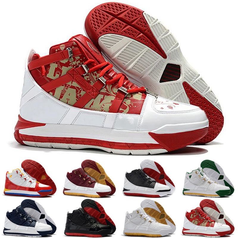 Compre 2019 New Mens Lebron 3 III Baloncesto Zapatos De Baloncesto En Venta  MVP Navidad BHM OREO JÓVENES NIÑOS NIÑOS 16 Botas Zapatillas De Deporte A  45,79 € Del Foot_locker | Es.Dhgate.Com