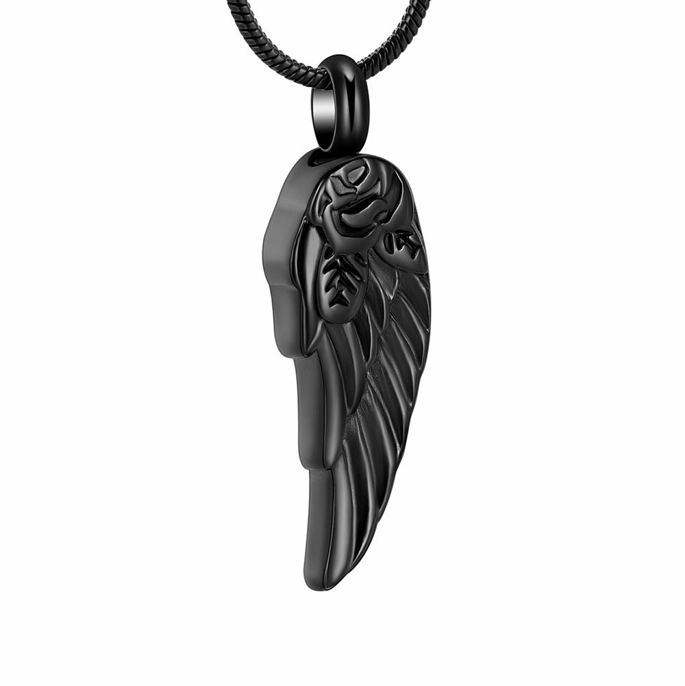 Black shop cremation jewelry