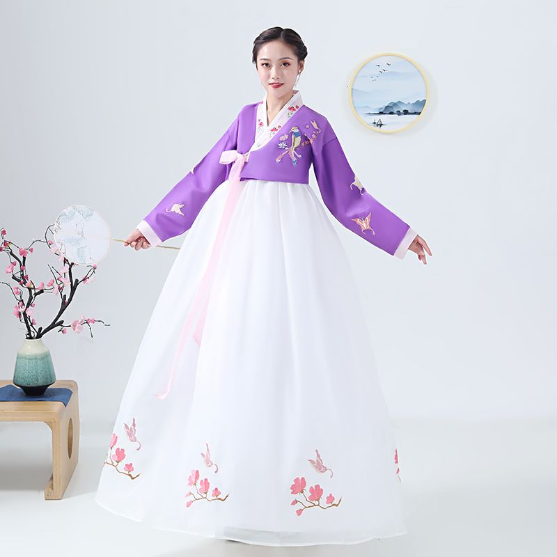 Ropa Étnica Ropa Coreana Ropa Bordada Femenina Hanbok Disfraces De Rendimiento Vestidos De Novia 3122 De 79,83 € | DHgate