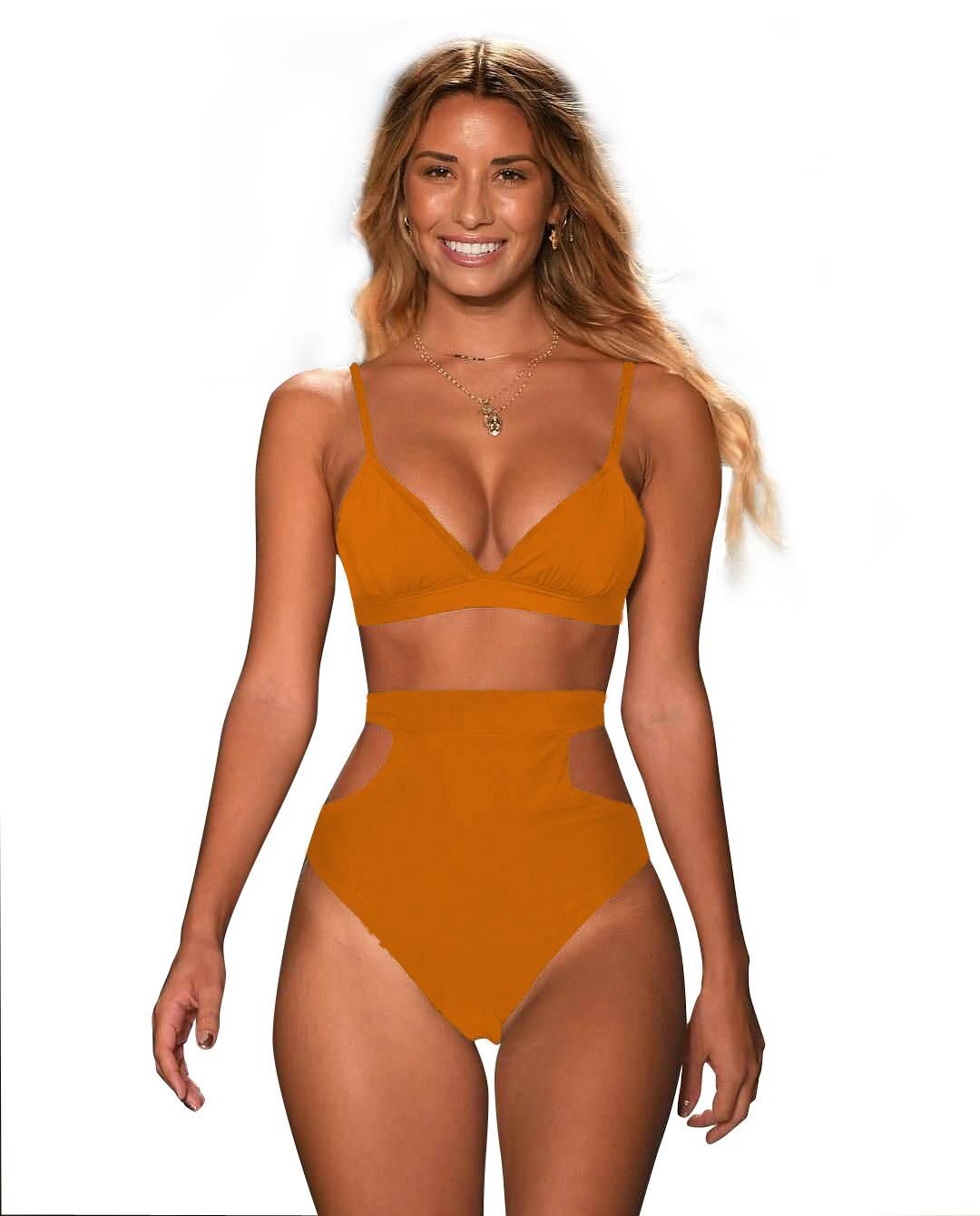 high waisted swim set