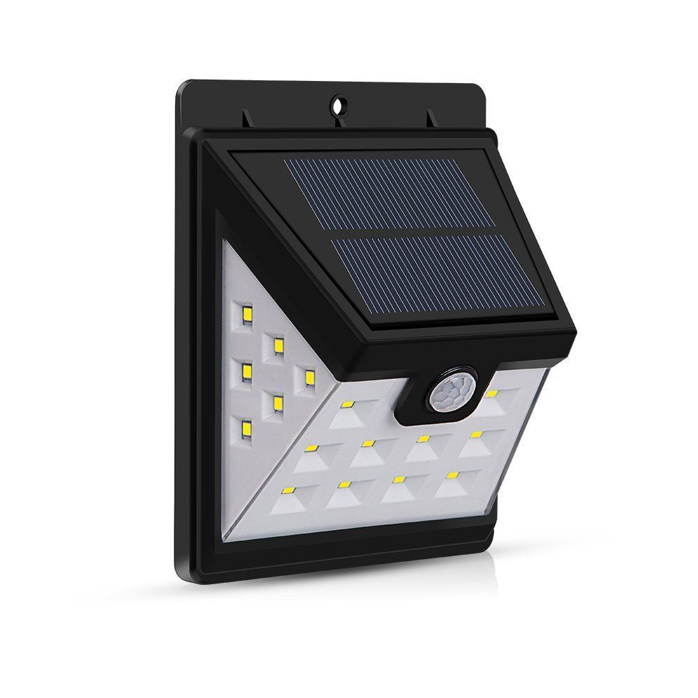 2019 22 Leds Solar Light Solar Powered Outdoor Lights Wireless
