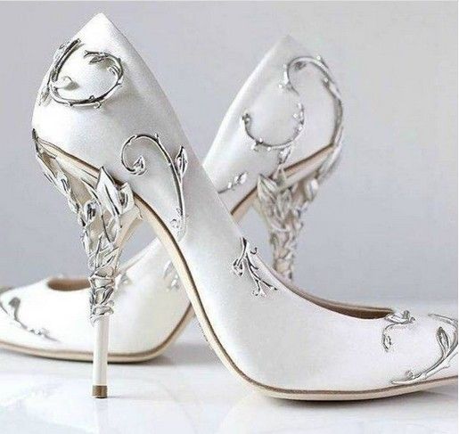 sale silver heels