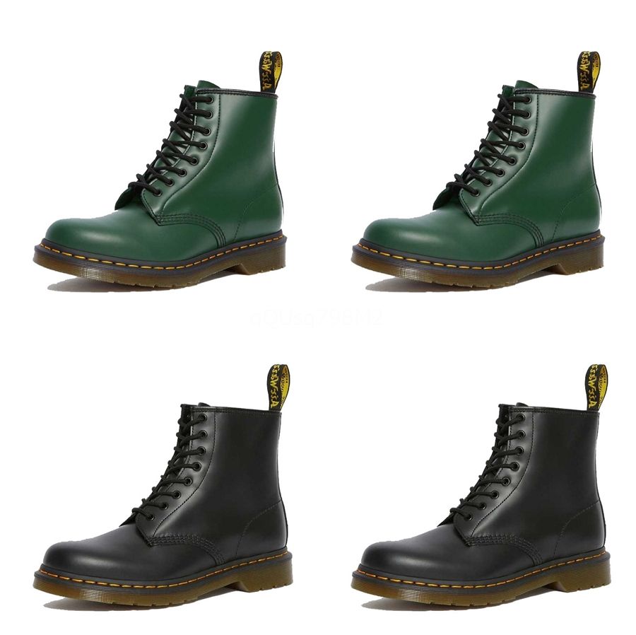 black heeled work boots