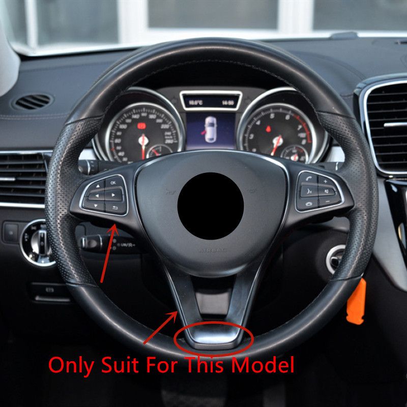 BiuZi Cadre de Volant Cadre ABS argent/é pour W447 2014-2017 Volant Cadre pour Voiture