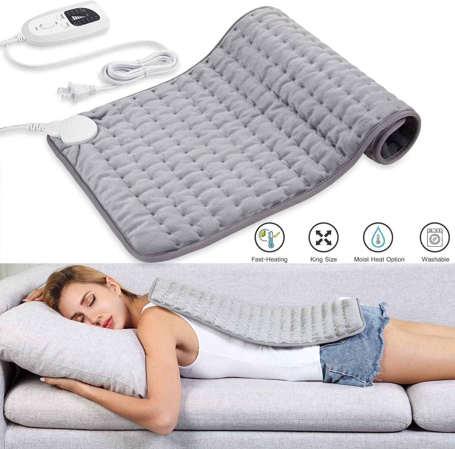 electric heating pad for sinus pain