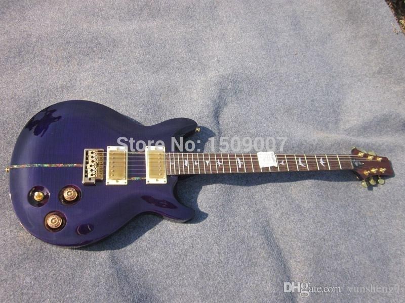 Compra Caliente Oscura De Encargo De La Punta Morada, 2019 Hardware De Oro  De La Guitarra Eléctrica Barato | Entrega Rápida Y Calidad | Es.Dhgate