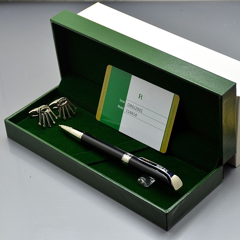 Compra Pluma Promocional De Alta Calidad Caja De La Pluma Rox Regalo Verde  Con La Tarjeta + De Los Hombres Clásicos Camisa Del Casar Gemelos Para El  Regalo De Cumpleaños Bolígrafo +