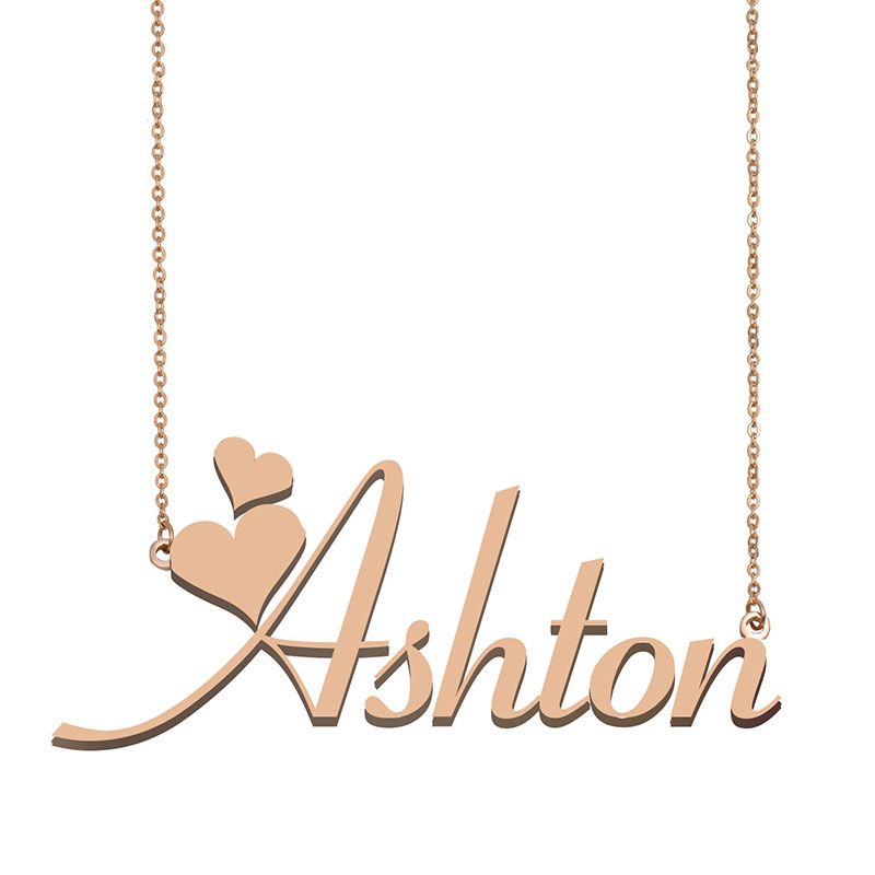 Wholesale Ashton Name Necklace Pendant For Women Girlfriend Gifts