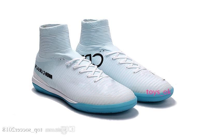 blue cr7 boots